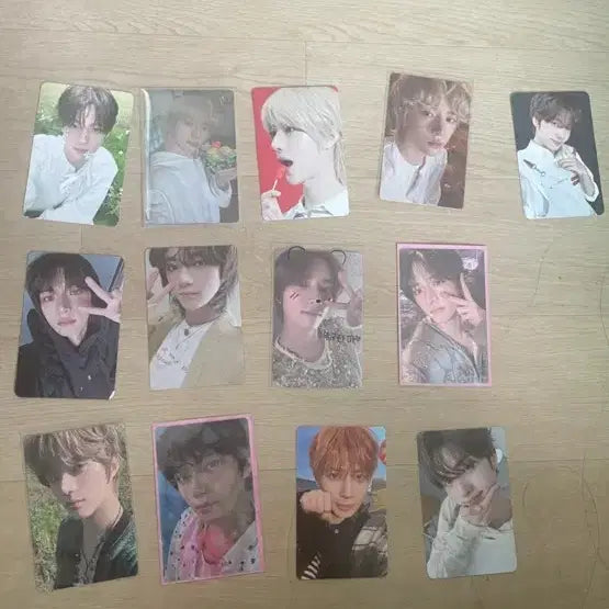 [BUNJANG] TXT Yeonjun Soobin Beomgyu Taehyun Hun Kai TSUBAKI Youngjae Photocard Bundle Set / 투바투 범규 태현 투어스 영재 포카 일괄