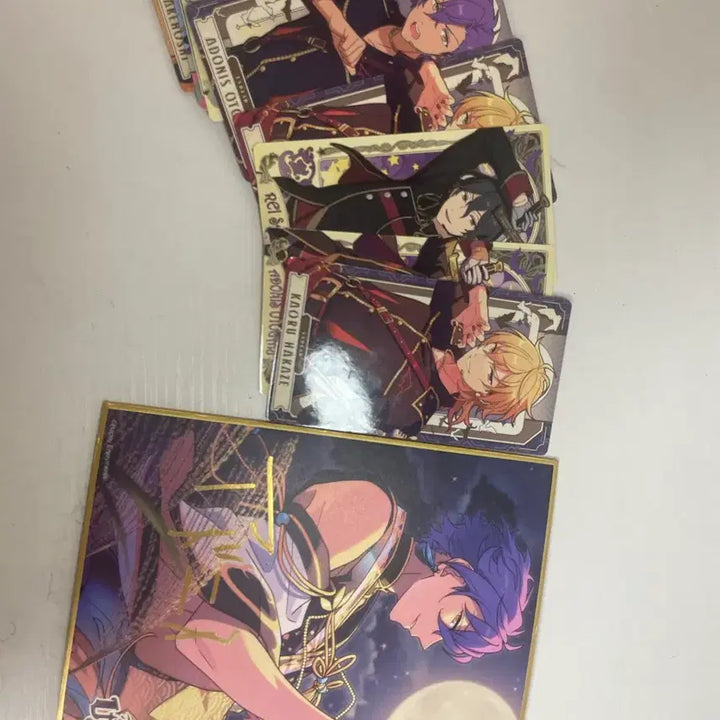 [BUNJANG] Ensemble Stars!! Acrylic Stand &amp; Paper Merch - UNDEAD Set (Koga, Rei, Kaoru) / 앙상블 스타즈 스탠드 언데드 위주 아크릴+지류 코가 레이 카오루