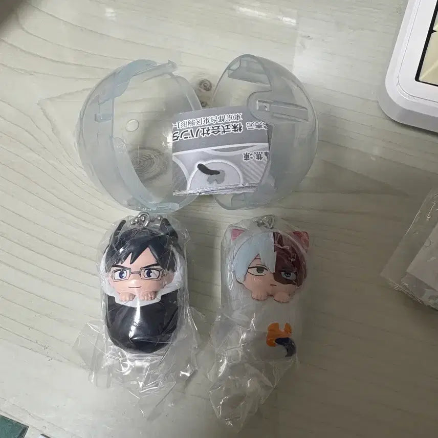 [BUNJANG] My Hero Academia Todoroki &amp; Iida Noodle Stopper Bundle Set (Sealed) / [미개봉] 나히아 히로아카 포대기(포데기) 가챠 토도로키 이이다 일괄