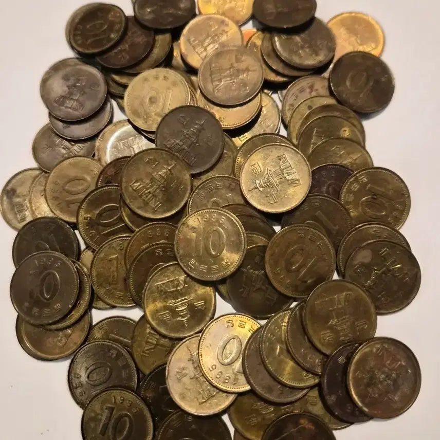 [BUNJANG] 1995 10 Won Coin Bundle (100 pcs) / 1995넌 10원 동전 100개 일괄