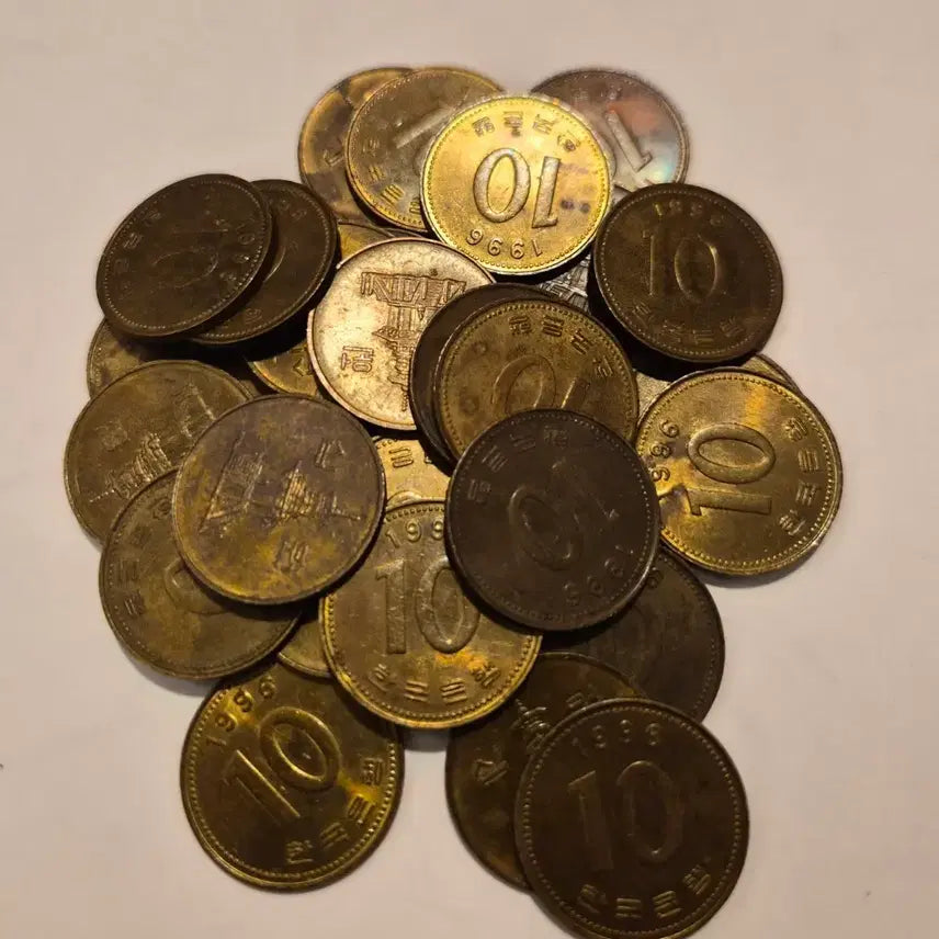 [BUNJANG] 1996 10 Won Coin Bundle Set (30 pcs) / 1996년 10원 동전 30개 일괄