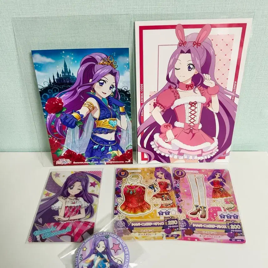 [BUNJANG] Aikatsu Mizuki &amp; Luna Merchandise Card Bundle Set / 급전할인일괄) 아이엠스타 아이카츠 미즈키 루나 굿즈 카드