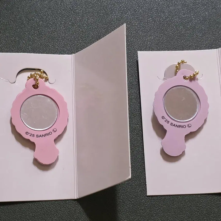 [BUNJANG] Sanrio Petit Mirror Rubber Keychain Bundle Set (Hello Kitty, My Melody) / [일괄]산리오 쁘띠 미러 러버 키홀더(헬로키티, 마이멜로디)
