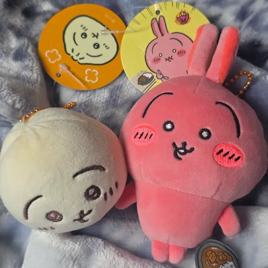 [BUNJANG] Chiikawa Mandu Usagi &amp; Spicy Curry Usagi Mascot Bundle Set / 치이카와 만두우사기,매운카레 우사기 마스코트 일괄