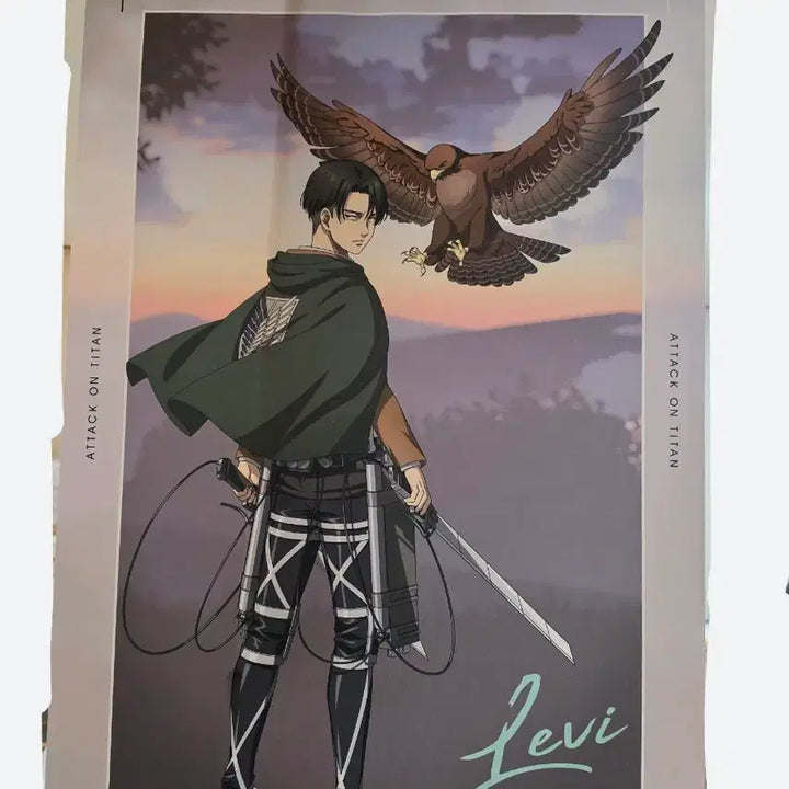 [BUNJANG] Attack on Titan Levi Ackerman Large Tapestry Official Goods / 가격인하X)진격의 거인 리바이 아커만 대형 태피스트리 공식 굿즈