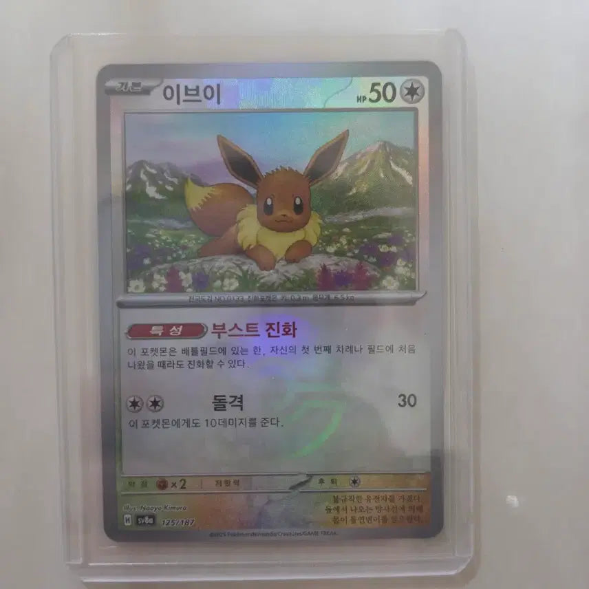 [BUNJANG] Pokemon Card Eevee Monster Ball / 포켓몬 카드 이브이 몬스터볼