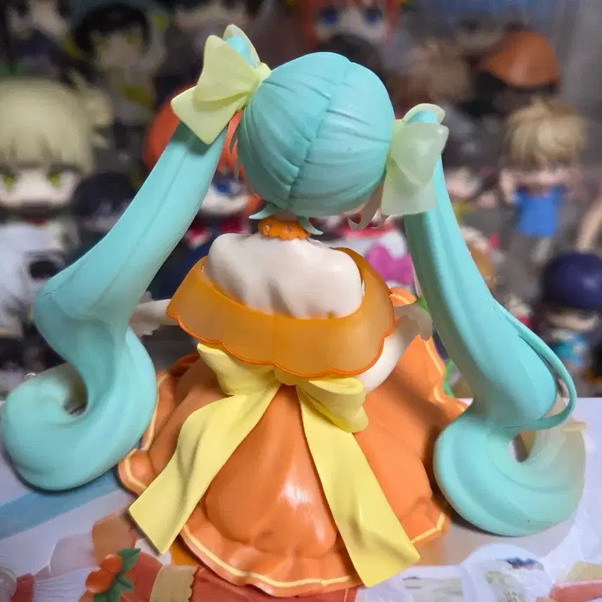 [BUNJANG] FURYU Hatsune Miku Citrus Noodle Stopper Figure (Unsealed) / 후류 하츠네 미쿠 시트러스 누들스토퍼 피규어