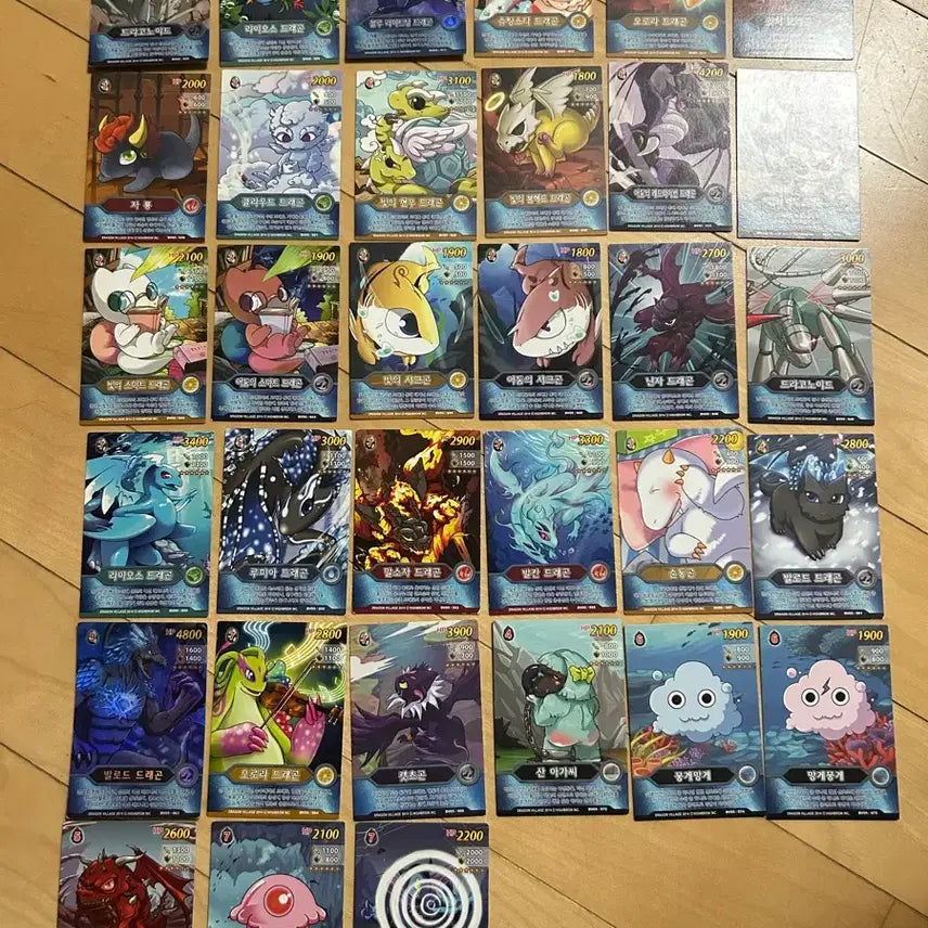[BUNJANG] Dragon Village 5th Edition Card 33-Card Bundle Set / 드래곤빌리지 5탄 카드 33장 일괄
