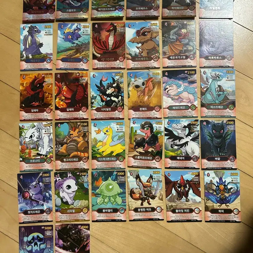 [BUNJANG] Dragon Village Series 7 Card Bundle - 32 Cards / 드래곤빌리지 7탄 카드 32장 일괄