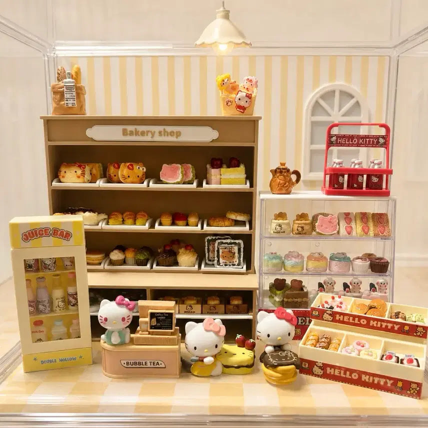[BUNJANG] Hello Kitty Bakery Miniature Set / 헬로키티 베이커리 미니어처 세트