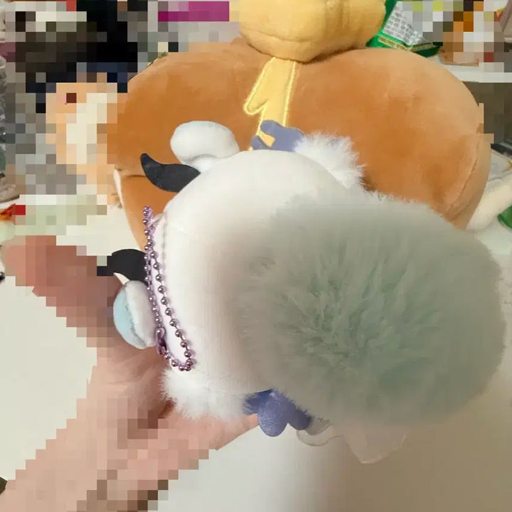 [BUNJANG] Chiikawa Momonga Plush Charm / 구 매지컬 모몽가 모몬가 먼작귀 치이카와 인형 키링