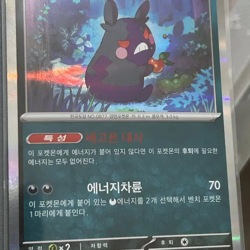 [BUNJANG] Pokemon Card Morpeko 098/187 Hologram / 포켓몬 카드 모르페코 098/187 홀로그램