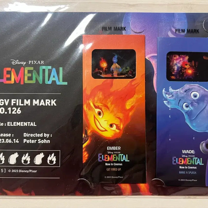 [BUNJANG] Disney Elemental CGV Film Mark / 디즈니 엘리멘탈 cgv 필름마크