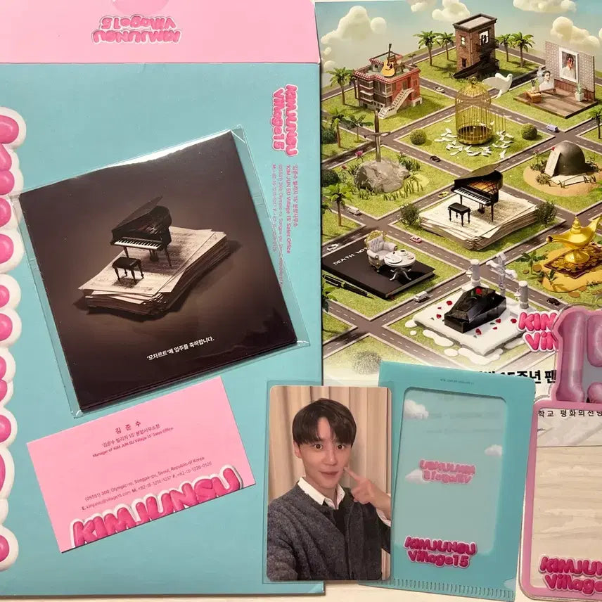 [BUNJANG] Kim Junsu Musical Debut 15th Anniversary Fan Meeting Village15 Entrance Kit Photocard Holder / 김준수 빌리지15 입장키트 뮤지컬 데뷔 15주년 기념 팬미팅