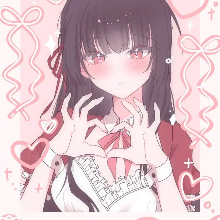 [BUNJANG] Maid Outfit Cheki Commission / 메이드 체키 그림 커미션