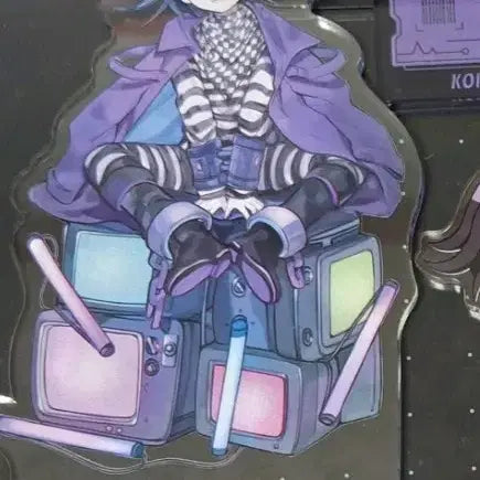 [BUNJANG] Danganronpa V3 Kokichi Oma Cyber Logic Acrylic Standee / 뉴 단간론파 V3 오마 코키치 사이버 로직 아크릴 스탠드