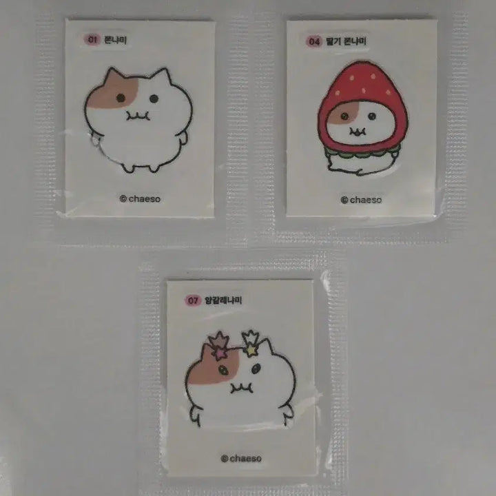 [BUNJANG] Jjonnyami Tteobusal Sticker Collection / 쫀냐미 띠부씰 판매