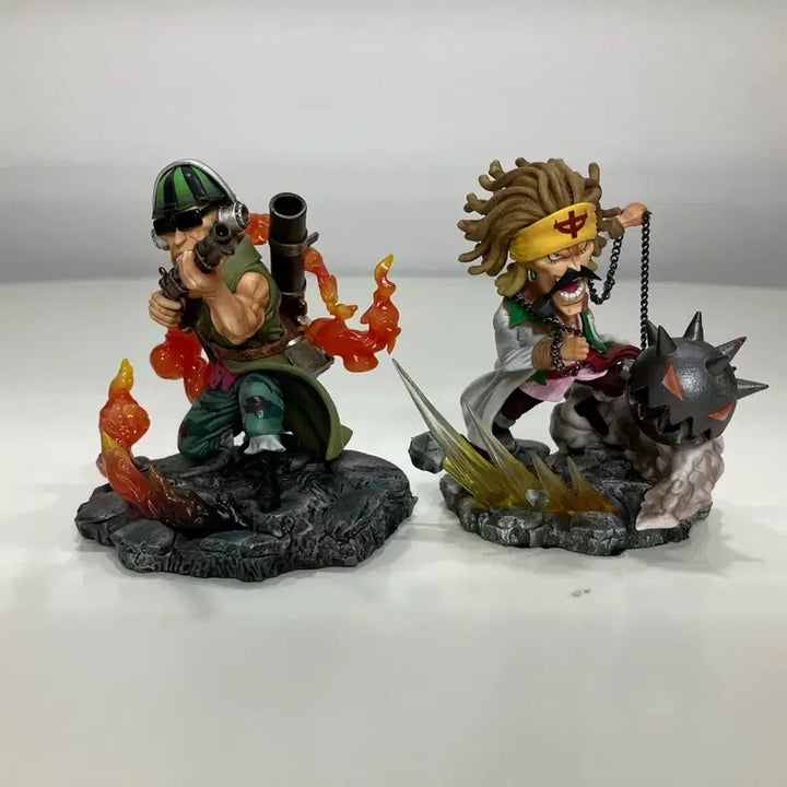 [BUNJANG] One Piece World Collectable Figure (WCF) Resin G5 Whitebeard Pirates Rakuyo, Kuriel (Unsealed) / [개봉] 원피스 월콜 레진 G5 흰수염 해적단 라쿠요, 쿠리엘