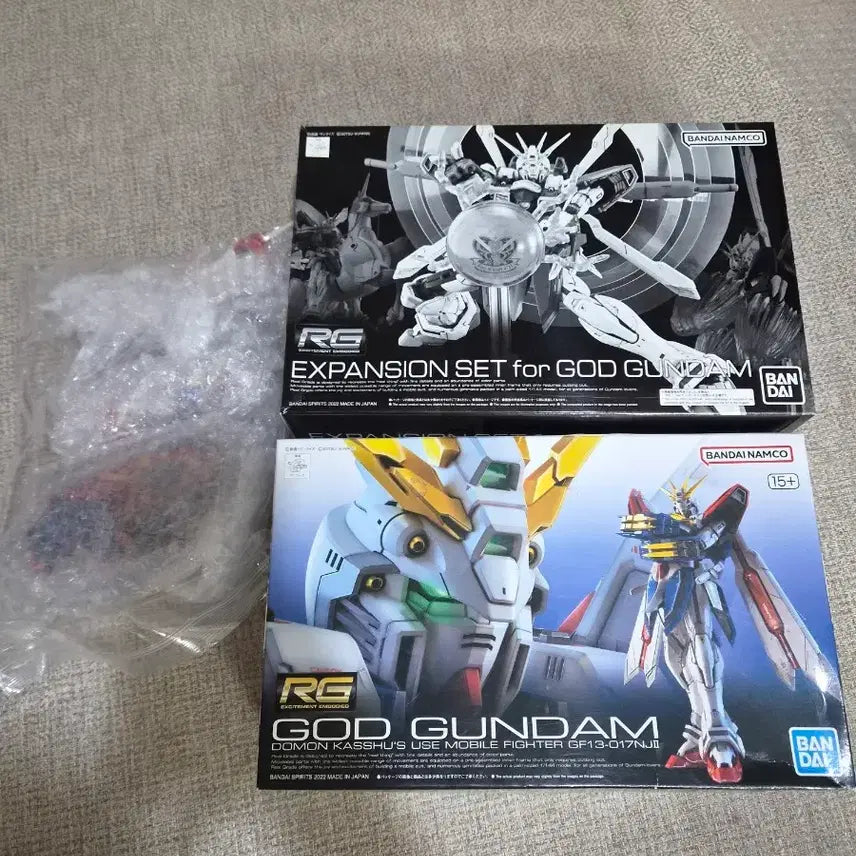 [BUNJANG] Bandai RG God Gundam Expansion Set + Master Gundam Bonus / RG 1/144 갓 건담 + 확장세트 + 보너스 가조립