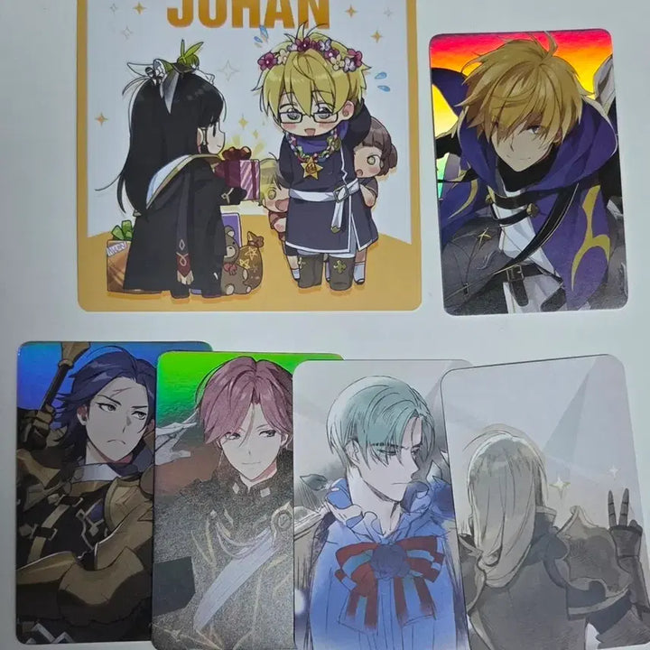 [BUNJANG] Lord of Heroes Johan Joshua Chrome Paper Goods Bundle Set / 로드오브히어로즈 로오히 요한 조슈아 크롬 남캐 지류굿즈 일괄 판매합니다