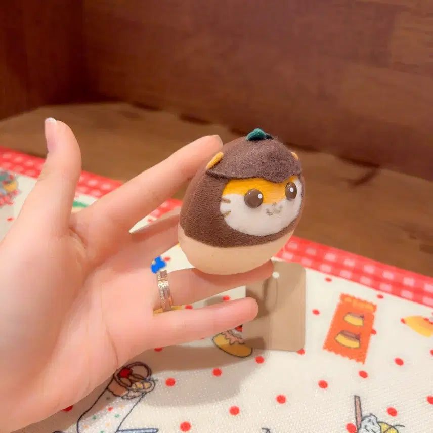 [BUNJANG] Sanrio Korokoro Kuriring Acorn Hamster Plush / 고전 산리오 코로코로쿠리링 밤톨이 햄스터 인형