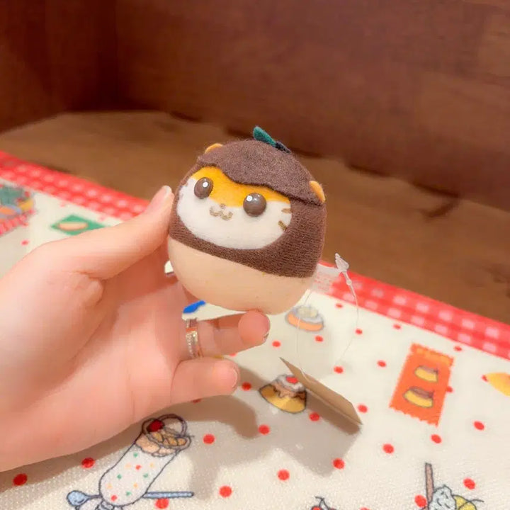 [BUNJANG] Sanrio Korokoro Kuriring Acorn Hamster Plush / 고전 산리오 코로코로쿠리링 밤톨이 햄스터 인형