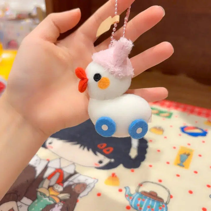 [BUNJANG] San-X Classic Rilakkuma Usagi Penguin Plush Keychain / 고전 산엑스 코리락쿠마 우사기 애착 펭귄 장난감 인형 키링