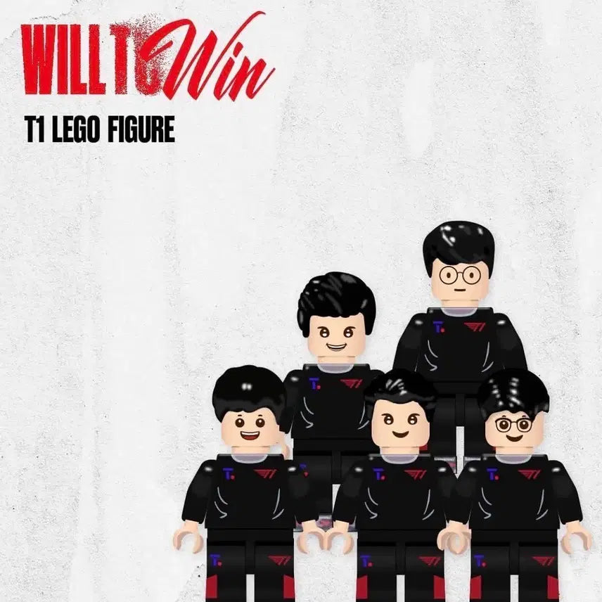 [BUNJANG] T1 T-Factory LEGO Minifigure 5-Figure Set / T1 T팩토리 레고 피규어 5종 세트