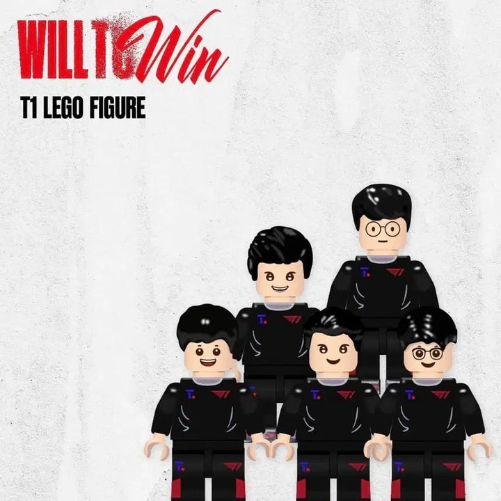 [BUNJANG] T1 T-Factory LEGO Minifigure 5-Figure Set / T1 T팩토리 레고 피규어 5종 세트