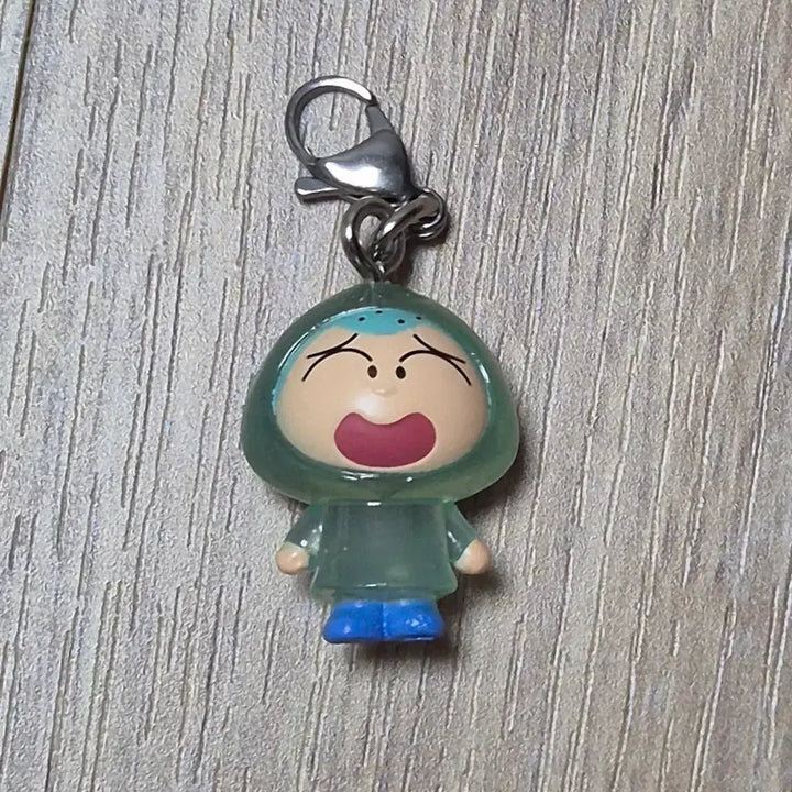 [BUNJANG] Crayon Shin-chan Meshi-Iri Raincoat Kazama Figure / 짱구는못말려 가챠 메지루시 우비 훈이