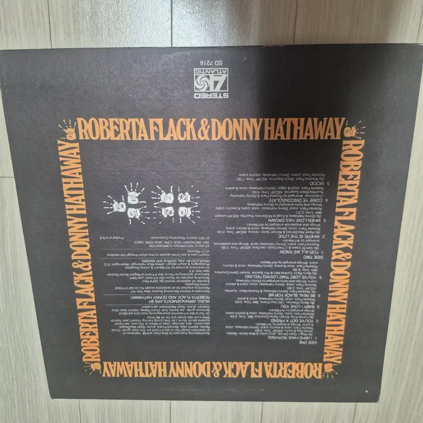 [BUNJANG] Roberta Flack &amp; Donny Hathaway LP Vinyl Record / LP  로버타 플랙 &amp; 도니 해서웨이