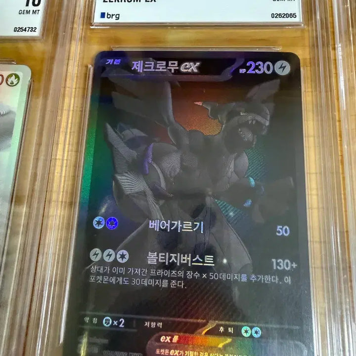 [BUNJANG] BW Reshiram, Zekrom Bundle Set Graded Cards / 포켓몬카드 Brg10 한판 bwr 레시라무, 제크로무 일괄 등급카드