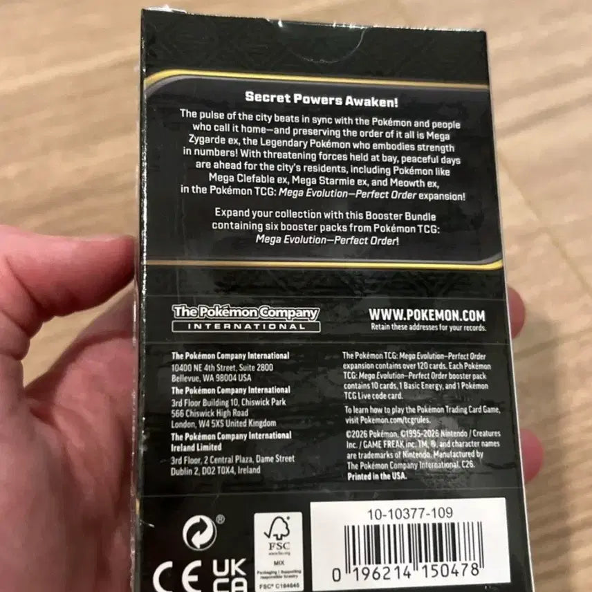 [BUNJANG] Pokemon TCG Perfect Order Booster Bundle (North America) / 포켓몬스터 북미판 퍼펙트 오더 부스터 번들