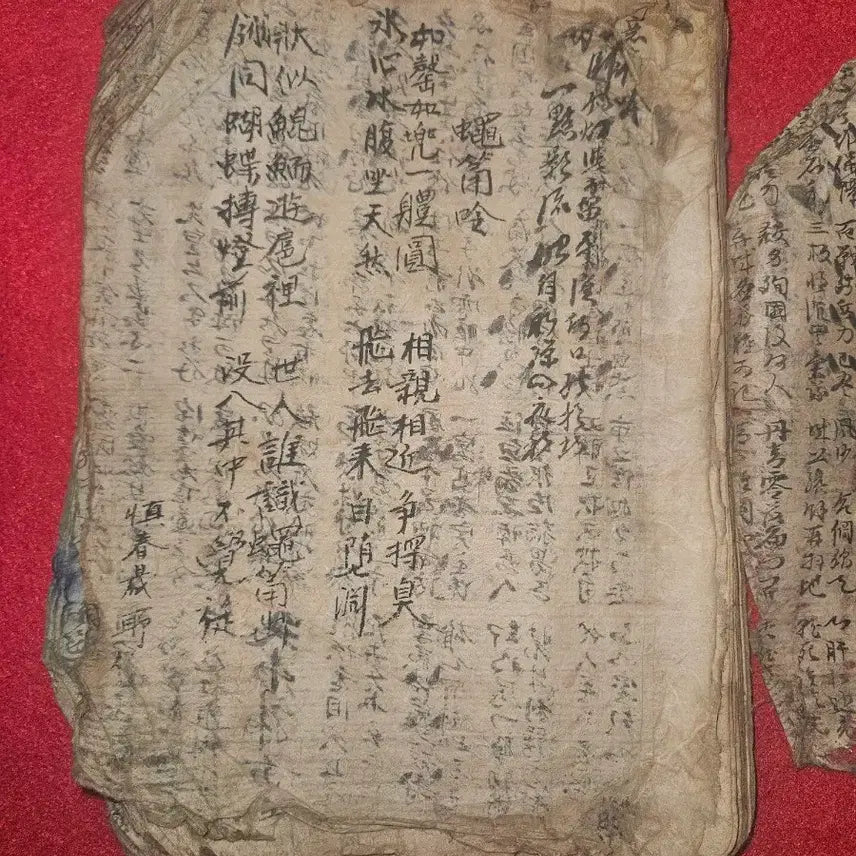 [BUNJANG] Antique Korean Manuscript: Anthaek Rite Manual for Household Spirits / 안택 및 가신 신앙 필사본 .실사용 흔적이 담긴 독보적 가치