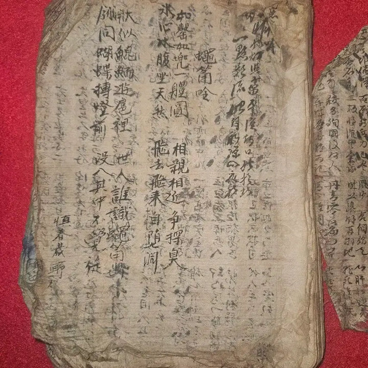 [BUNJANG] Antique Korean Manuscript: Anthaek Rite Manual for Household Spirits / 안택 및 가신 신앙 필사본 .실사용 흔적이 담긴 독보적 가치