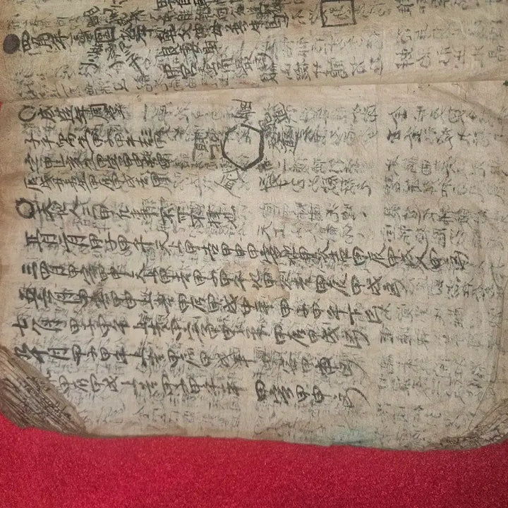 [BUNJANG] Antique Korean Manuscript: Anthaek Rite Manual for Household Spirits / 안택 및 가신 신앙 필사본 .실사용 흔적이 담긴 독보적 가치