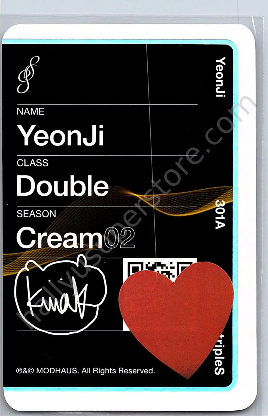 tripleS - Yeonji - (UNSCANNED) LOVE&POP pt.1 album photocard