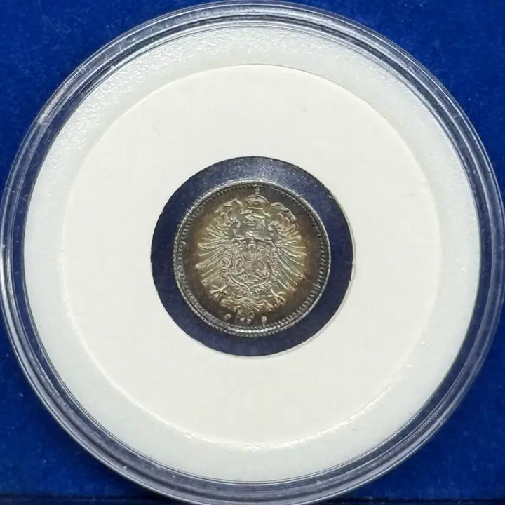 [BUNJANG] 1875 German Empire 20 Pfennig Silver Coin / 1875년 독일제국 20페니히 아름다운 토닝은화