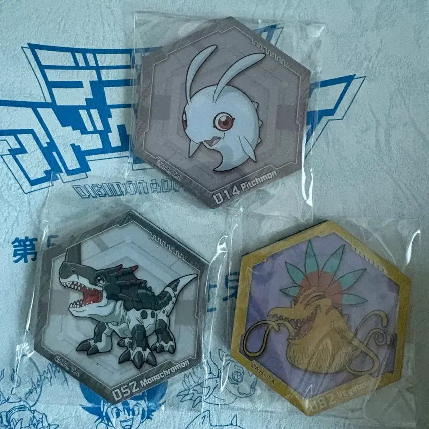 [BUNJANG] Digimon Magnet Puppetmon &amp; Pogglemon Line Figures / 디지몬 135종 마그넷 퍼펫몬,뽀글몽 구매합니다