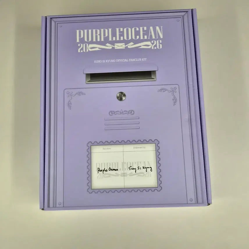 [BUNJANG] Sung Si Kyung Fanclub Purple Ocean Kit (2026) / 성시경 팬클럽 굿즈