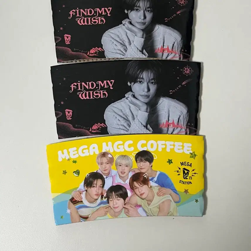 [BUNJANG] NCT Wish Riku Group Cup Holder Bundle Set / 일괄) 엔시티 위시 리쿠 단체 컵홀더 nct wish 메가 mgc