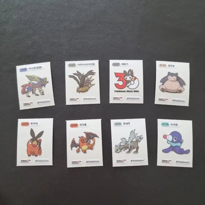 [BUNJANG] Pokemon 30th Anniversary Sticker Collection / 포켓몬 30주년 띠부씰