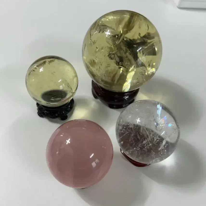 [BUNJANG] Natural Citrine, Clear Quartz, Rose Quartz Raw Stones / 천연 황수정 백수정 장미수정 원석 부 풍요 쿼츠 스톤