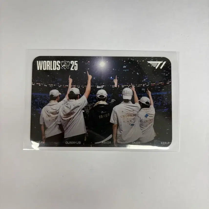 [BUNJANG] T1 2025 Worlds Group Photocard / 티원 25월즈 단체 포토카드