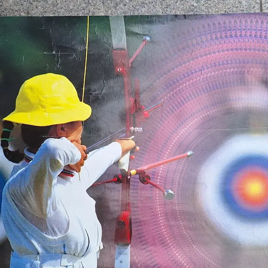 [BUNJANG] 1988 Seoul Olympics Archery Poster Original / 근대사 수집 자료 옛날 88서울올림픽 양궁 포스터