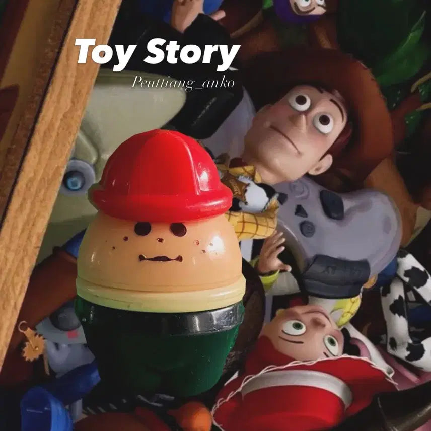 [BUNJANG] 1990s Toy Story 1 Firefighter Vintage Egg Toy / 1990s/토이스토리1에 등장했던 소방관 빈티지토이rare