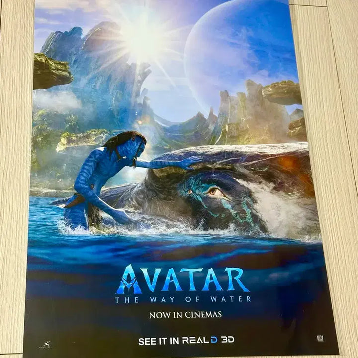 [BUNJANG] Avatar 2: The Way of Water Real 3D Poster (A3) / [전용박스포장]영화 아바타2 물의길 리얼3D 포스터(A3) REALD3D
