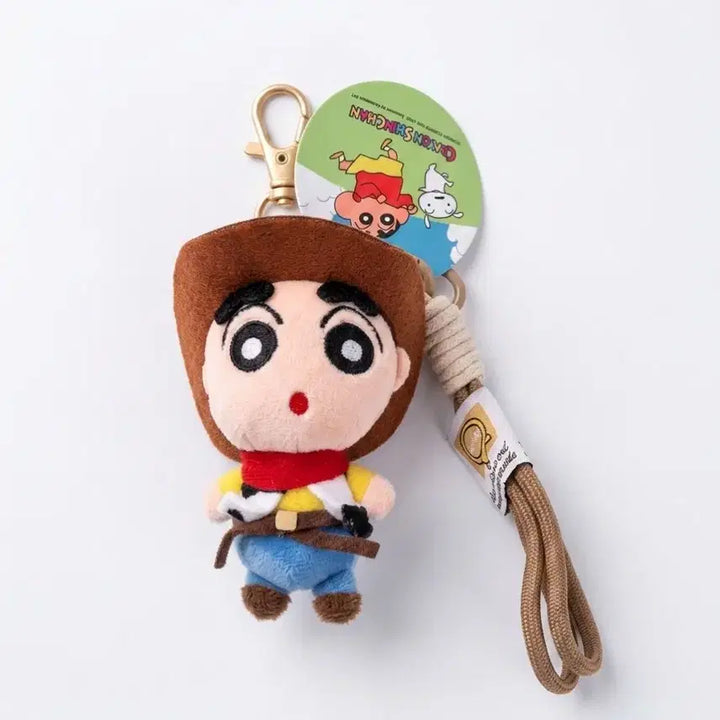 [BUNJANG] Crayon Shin-chan Toy Story Woody Doll Keychain / 짱구 토이스토리 우디 인형 키링