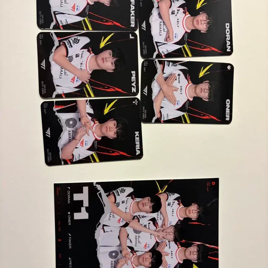 [BUNJANG] T1 2026 MSI Limited Edition Photocard - Doran, Oner, Faker, Keria / 2026 msi t1 한정 포토카드 도란 오너 페이커 페이즈 케리아