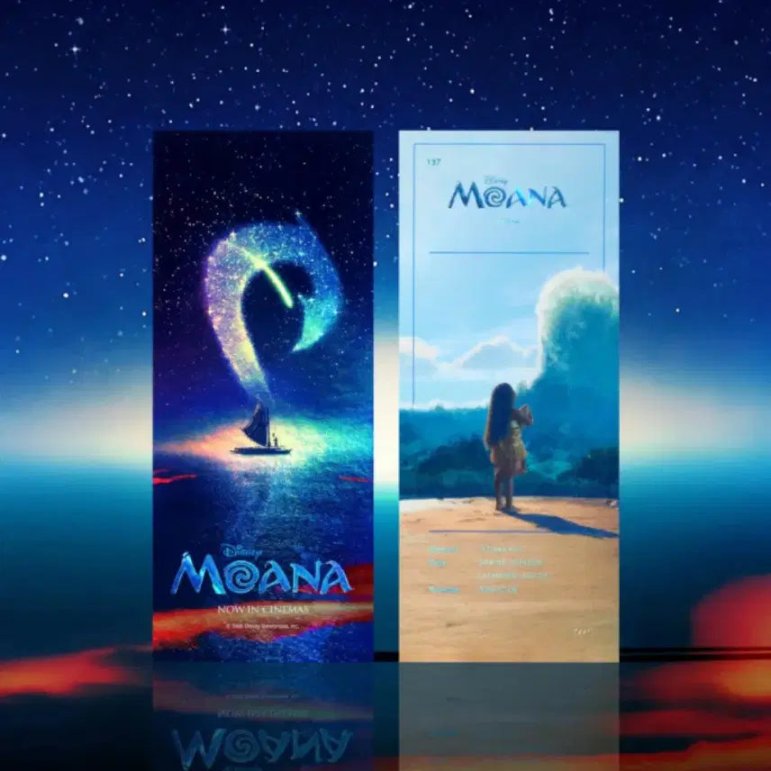 [BUNJANG] Moana Original Ticket, IMAX Poster, 4DX Poster, Light &amp; Sound Poster / [모아나] 오리지널티켓/TTT/아이맥스/4DX/광음 포스터